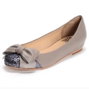 Pour La Victoire Erna Glitter Bow Ballet Flat